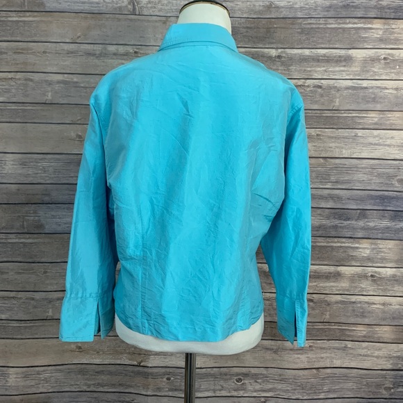 Debra Deroo Tie Front Silk Shirt - Picture 5 of 8